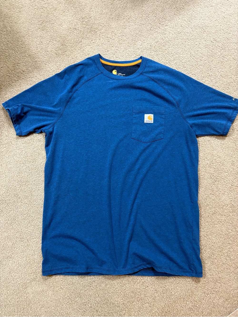 Carhartt Short-Sleeve Pocket Tee in Royal Blue